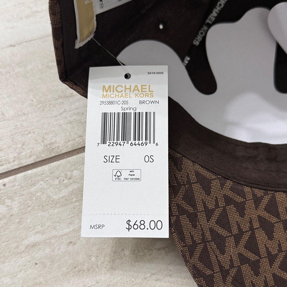 Michael Kors Dark Brown Logo Cap.ladies..o/s
NWT..gold hardware - Picture 2 of 4